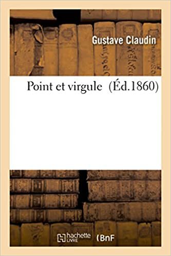 Claudin-G: Point Et Virgule (Litterature)