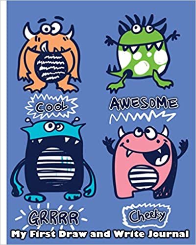 Cool Awesome GRRRR Cheeky | My First Draw and Write Journal: Composition Notebook Primary Journal for Kids and Elementary School Wide Ruled And Drawing Half Blank Story Paper indir