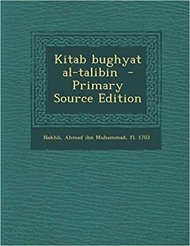 تحميل Kitab Bughyat Al-Talibin