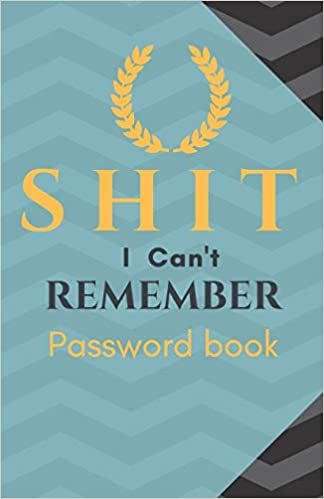 اقرأ Shit I Can't Remember: Password book (with alphabetical tabs): Internet Password Keeper Organizer, gift for a holiday or birthday (110 Pages, 5.5 x 8.5) الكتاب الاليكتروني 