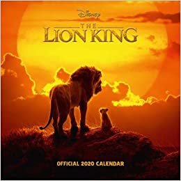 Disney Lion King 2020 Calendar - Official Square Wall Format Calendar