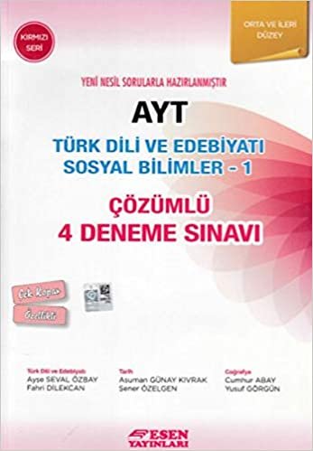 Esen AYT Türk Dili ve Edebiyatı Sosyal Bilimler 1 Çözümlü 4 Deneme Sınavı Yeni indir
