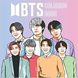 indir BTS Coloring Book: Amazing Illustrations of BTS, relaxing and great for Bangtan fans
