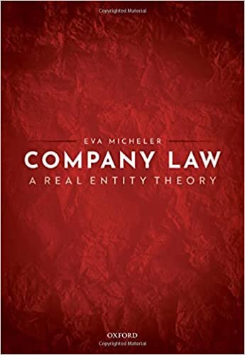 Company Law: A Real Entity Theory