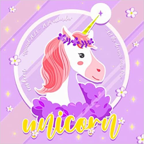 Unicorn 2023 Calendar For Kids: OFFICIAL 2023 Unicorn Animal Buddies - From January 2023 to December 2024 with high quality cute funny animal photos for kids, family, boys & girls. 1