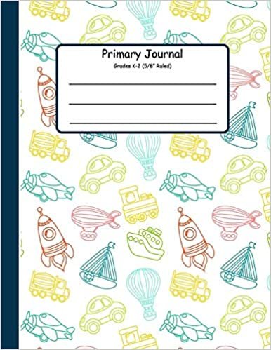 indir Primary Journal Grades K-2: Primary Composition Books K-2. Picture Space And Dashed Midline, Primary Composition Notebook, Composition Notebook for Kindergarten, Composition Notebook