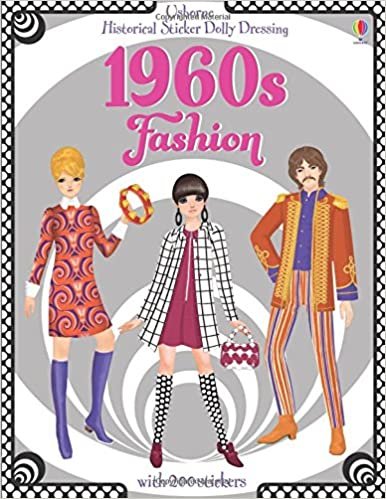 Historical Sticker Dolly Dressing 1960s Fashion indir