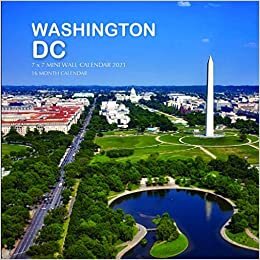 indir Washington D.C. 7 x 7 Mini Wall Calendar 2021: 16 Month Calendar