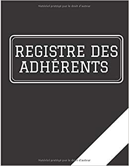 indir Registre des adhérents: Carnet de suivi des adhérents de l&#39;association