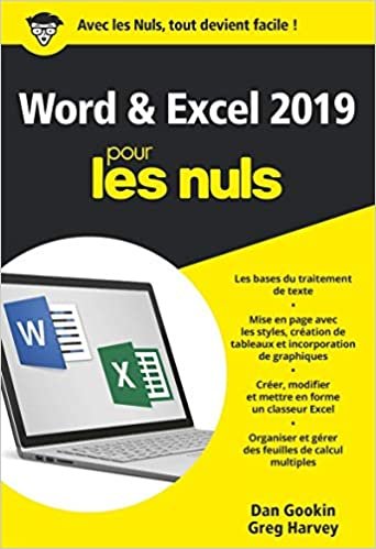 Word et Excel 2019 Poche Pour les Nuls indir