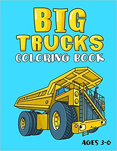 indir Big Trucks Coloring Book: For Kids