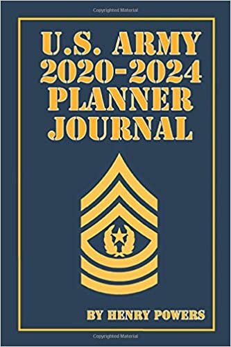 U.S. Army 2020 - 2024 Planner Journal: Army Command Sergeant Major CSM Sixty-Month Combination Planner Journal 2020-2024 indir