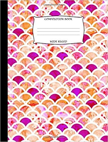 Composition Book Wide Ruled: Siren Mermaid Design - School Exercise Book - Composition Book Wide Ruled Line Paper  - Class Notebook - Composition Notebook for Back to School indir
