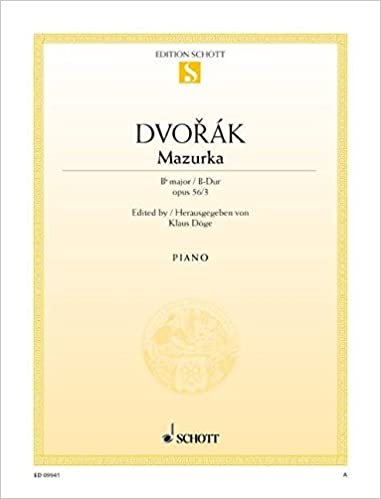Mazurka B-Dur. Klavier.: op. 56/3. Klavier. indir