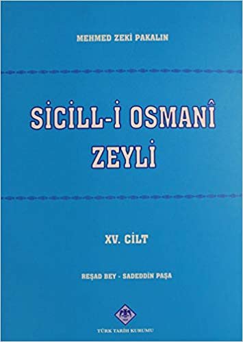 Sicill-i Osmani Zeyli Cİlt: 15 indir