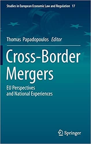 Cross-Border Mergers: EU Perspectives and National Experiences