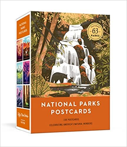 تحميل National Parks Postcards: 100 Illustrations That Celebrate America&#39;s Natural Wonders