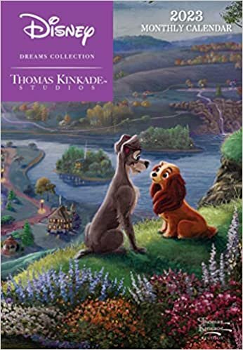 Disney Dreams Collection by Thomas Kinkade Studios: 12-Month 2023 Monthly Pocket