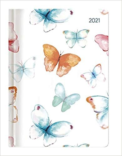 Ladytimer Grande Butterflies 2021 - Schmetterlinge - Taschenkalender A5