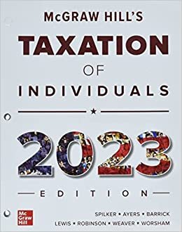 تحميل Loose Leaf for McGraw-Hill&#39;s Taxation of Individuals 2023 Edition