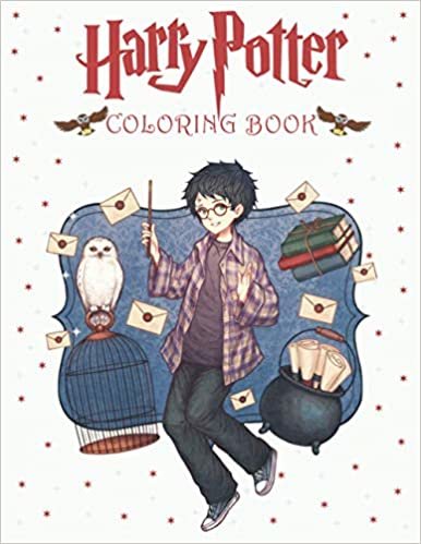 Harry Potter Coloring Book: A Best Gift Coloring Book For Harry Potter Lovers with Stress Relieving Animals & Characters ダウンロード