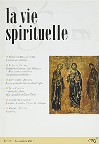 La Vie Spirituelle n° 755 (Revue Vie Spirituelle) indir