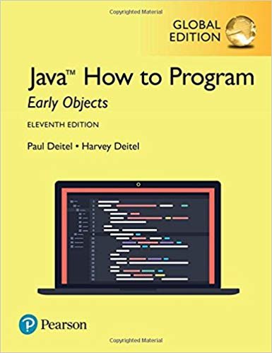 Java How to Program, Early Objects, Global Edition indir