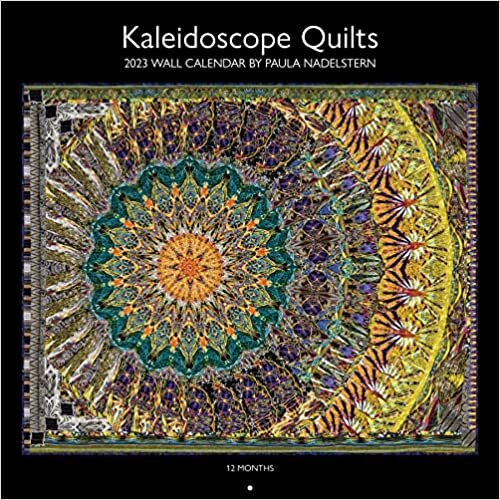 ダウンロード  2023 Kaleidoscope Quilts Wall Calendar: 12 Months; 12" x 12" 本