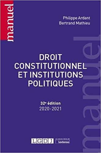 Droit constitutionnel et institutions politiques (2020) (Manuels) indir