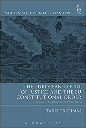 The European Court of Justice And the EU Constitutional Order: Essays in Judicial Protection (Modern Studies in European Law)