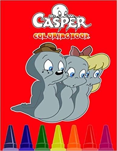 ダウンロード  Casper Coloring Book: Casper the Friendly Ghost Coloring Book. Super Coloring Book for Kids and Fans – 50+ GIANT Great Pages with Premium Quality Images 本