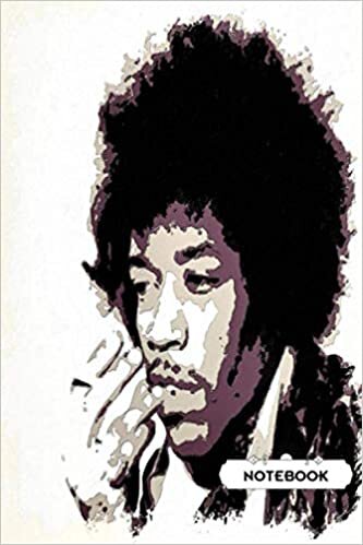 indir Notebook : Jimi Hendrix Lined Notebook Blank Wide Ruled Notebook Gift