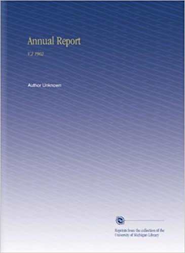 Annual Report: V.2 1902 indir