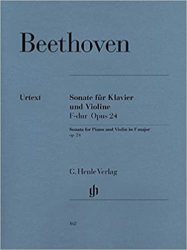 Sonata for Piano and Violin F major (Spring) op. 24 - piano and violin - (HN 162) indir