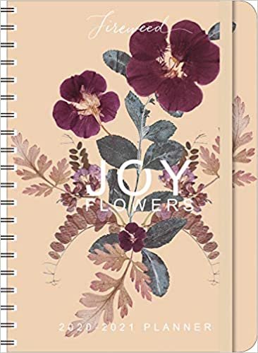 Fireweed Joy of Flowers 17-Month 20202021 Planner ダウンロード