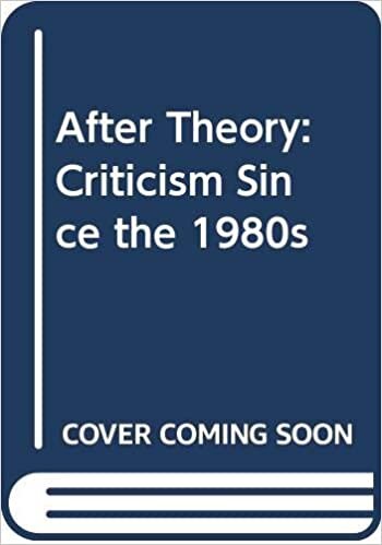After Theory: Criticism Since the 1980s