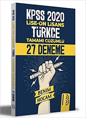 Benim Hocam 2021 KPSS Lise-ÖnLisans Türkçe Tamamı Çözümlü 27 Deneme indir