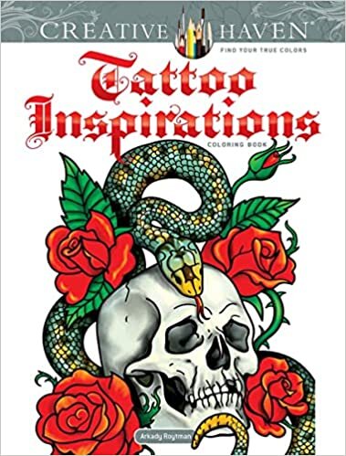 تحميل Creative Haven Tattoo Inspirations Coloring Book