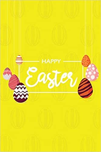 اقرأ Happy Easter III Notebook, Blank Write-in Journal, Dotted Lines, Wide Ruled, Medium (A5) 6 x 9 In (Yellow) الكتاب الاليكتروني 