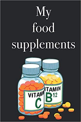 indir My food supplements - Inventory book to list your food supplements and vitamins, 120 pages, food supplement