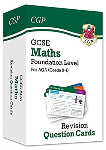 New Grade 9-1 GCSE Maths AQA Revision Question Cards - Foundation