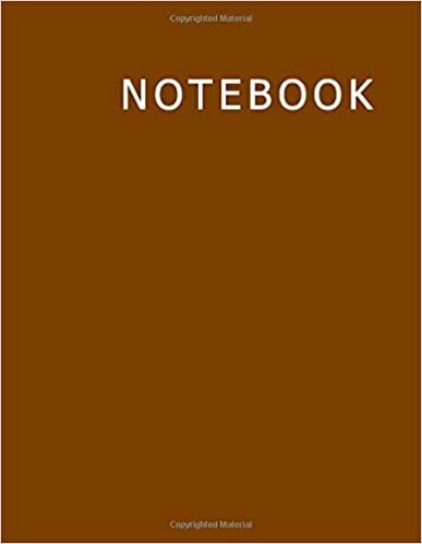 indir Line Journal Composition Notebook: Line Journal Notebook, Lined Paper, 120 Sheets (Large, 8.5 x 11), Chocolate Cover