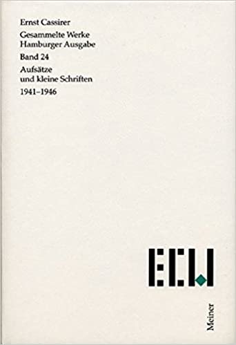 Gesammelte Werke. Hamburger Ausgabe / Aufsätze und kleine Schriften 1941–1945: 24 indir