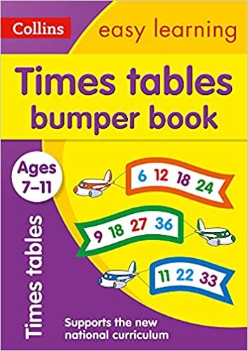Times Tables Bumper Book: Ages 7-11 (Collins Easy Learning Ks2)