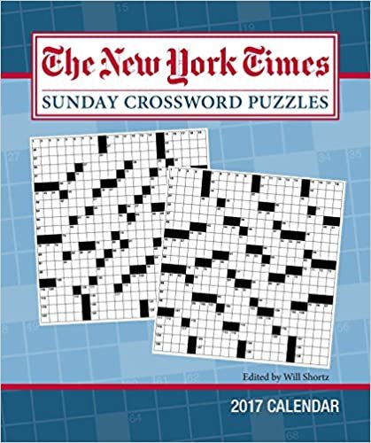 The New York Times Sunday Crosswords 2017 Weekly Planner Calendar (Desk Diary)