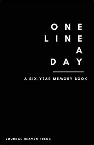 اقرأ One Line A Day Journal الكتاب الاليكتروني 