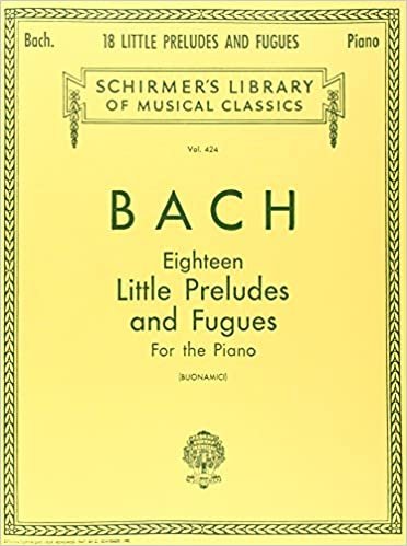 تحميل bach: 18 الصغار preludes و fugues: البيانو بمفرده (schirmer من مكتبة الموسيقية كلاسيكية ، vol. 424)