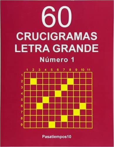 60 Crucigramas Letra Grande - N. 1: Volume 1 indir