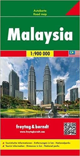 Malaysia f&b r/v (+r) 1/900: Wegenkaart 1:900 000 indir