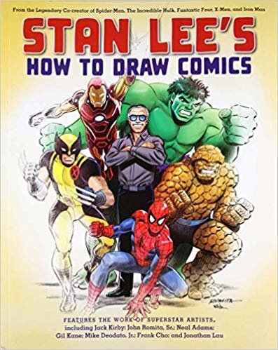 stan Lee من كيفية سحب Comics: من مجموعة أسطورية مبتكر الرجل العنكبوت ، Incredible Hulk رائع ً ا ، أربعة ألوان مختلفة ، X-men ، و Iron Man